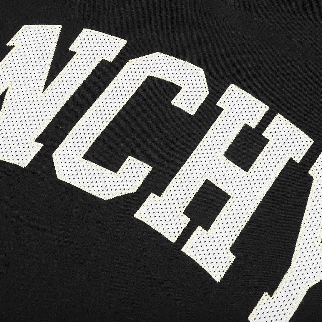 COLLEGE BOXY FIT T-SHIRT - BLACK - 4