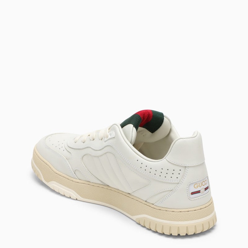 Gucci Re-Web Sneaker White Leather Women - 4