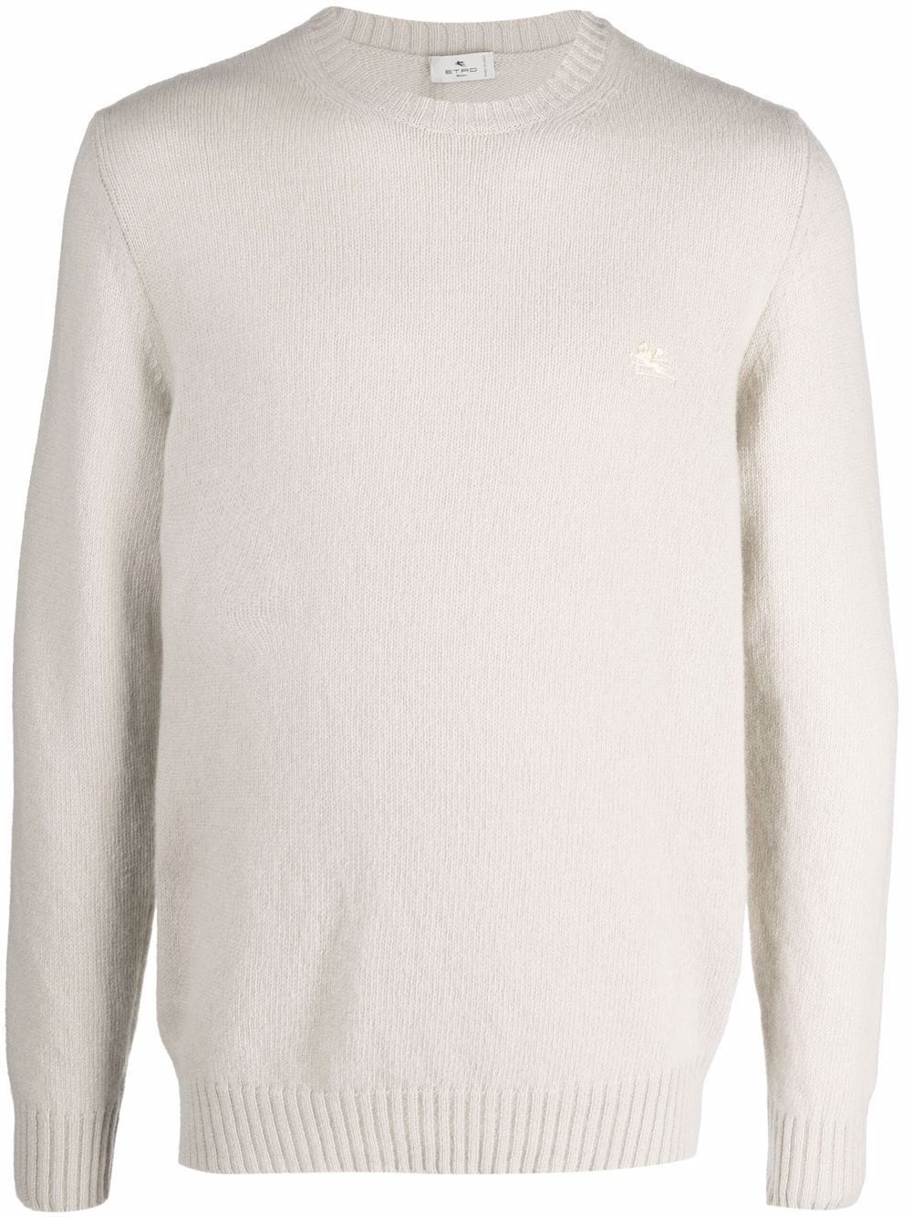 logo-embroidered jumper - 1