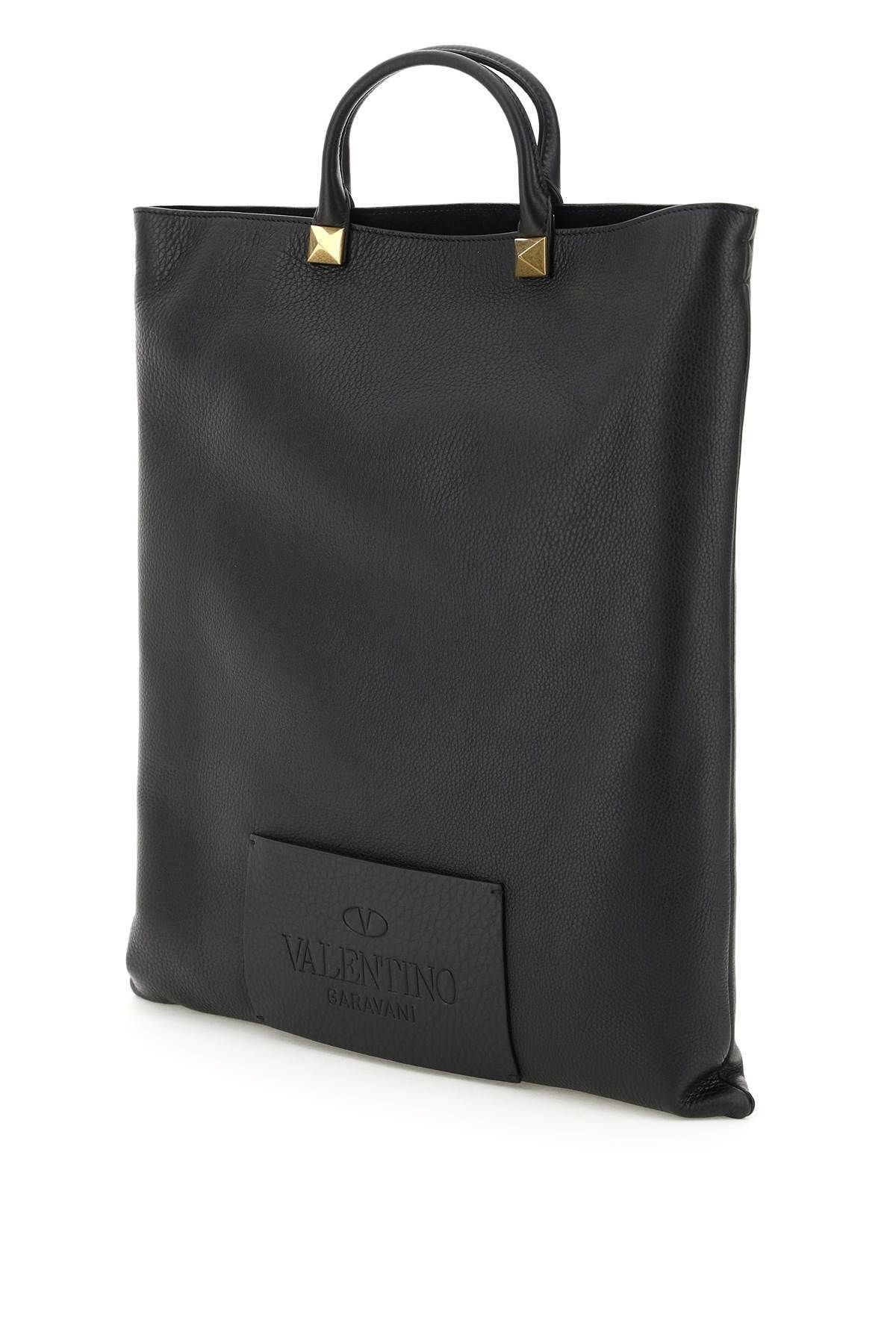 VALENTINO GARAVANI IDENTITY FLAT SHOPPING BAG - 2