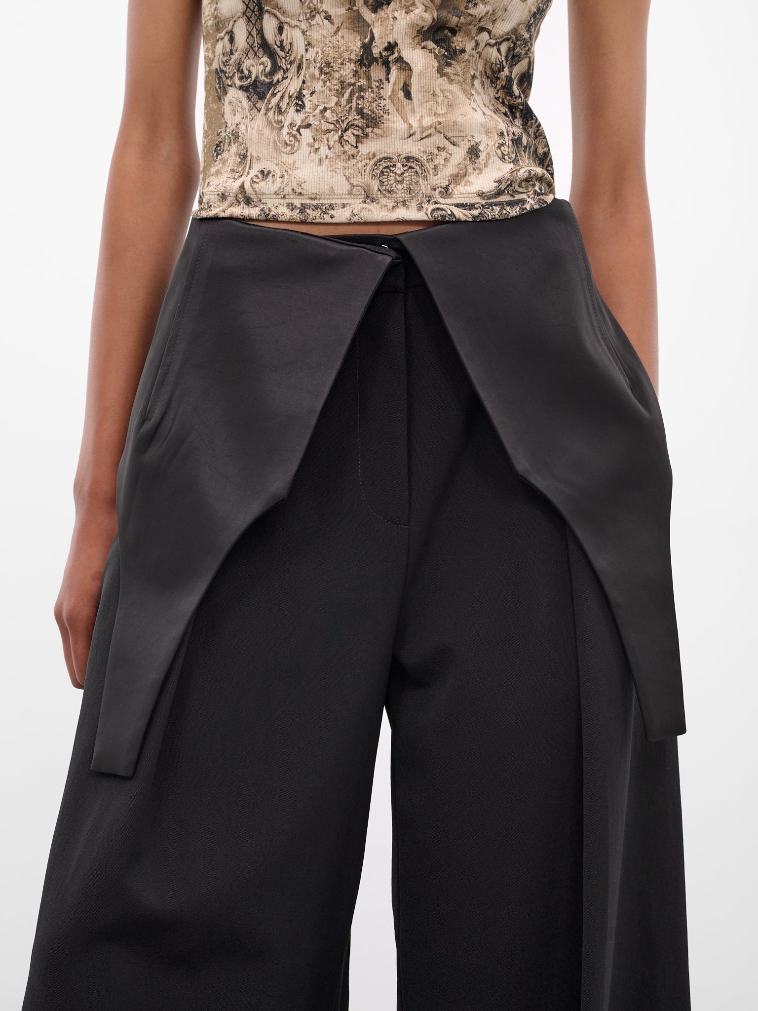 The Black Bodysuit Suit Pants - 5