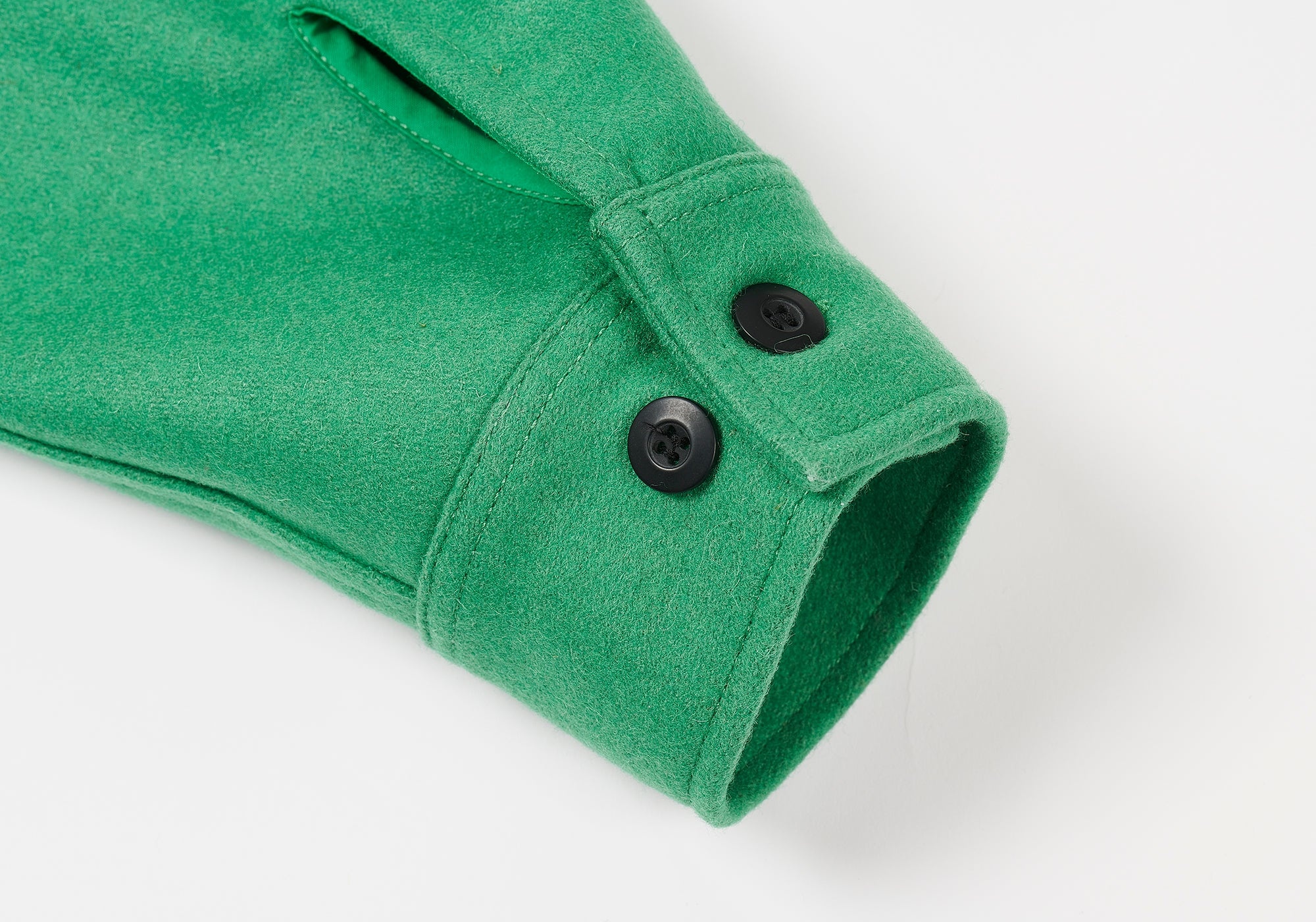WOOL SHIRT JACKET SWEET PEA GREEN - 5