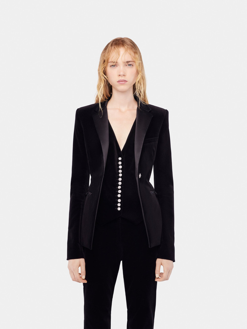 VELVET TAILORED JACKET 5