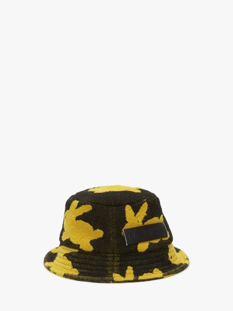 BUCKET HAT WITH BUNNY MOTIF 4