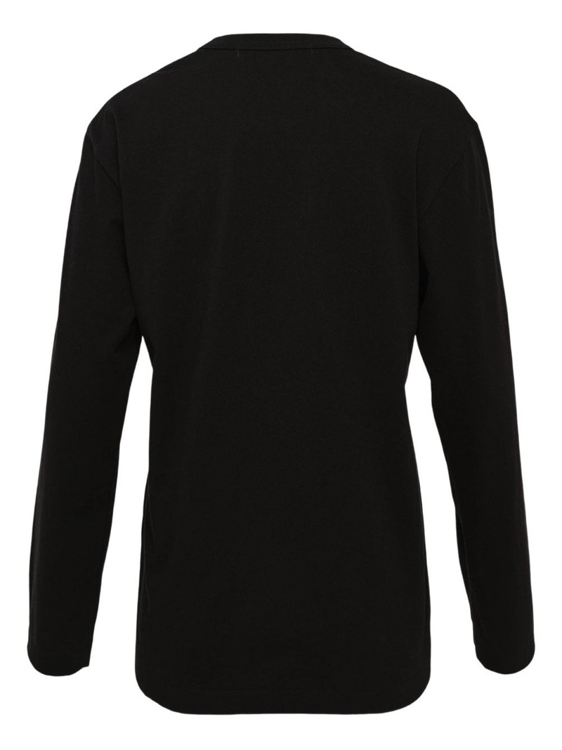 Comme des Garçons Comme des Garçons Teiban cotton long-sleeve top outlook