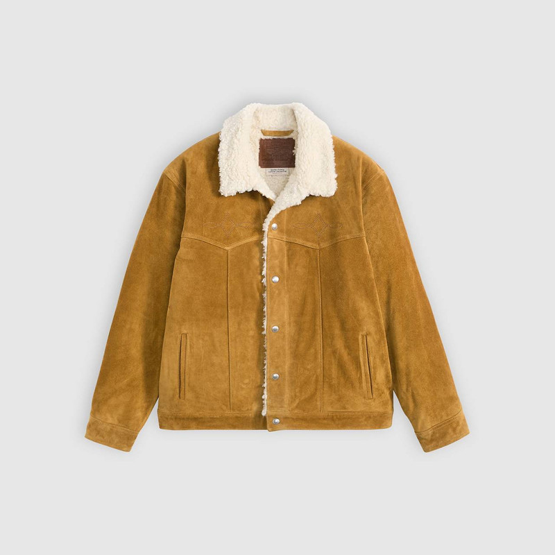 WESTERN SUEDE SHERPA TUCKER JACKET 1