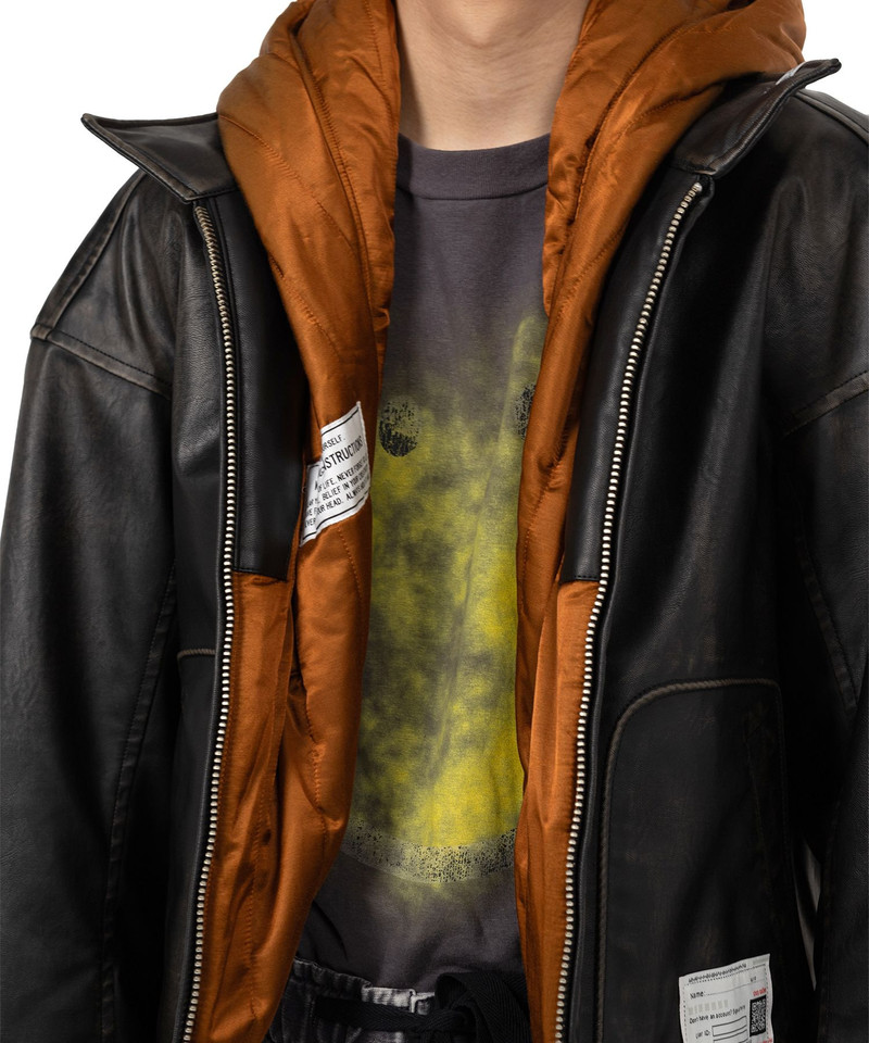 Extended Placket Hood Coated Jacket 8