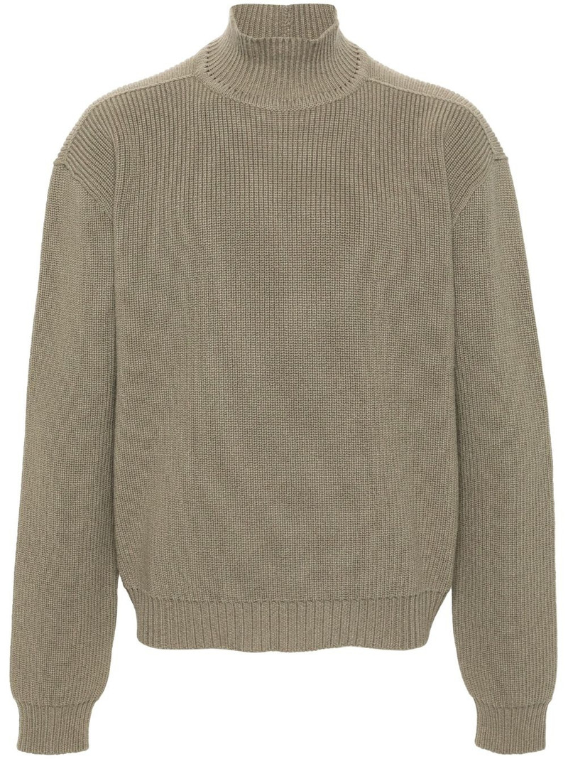 roll-neck virgin-wool jumper 1