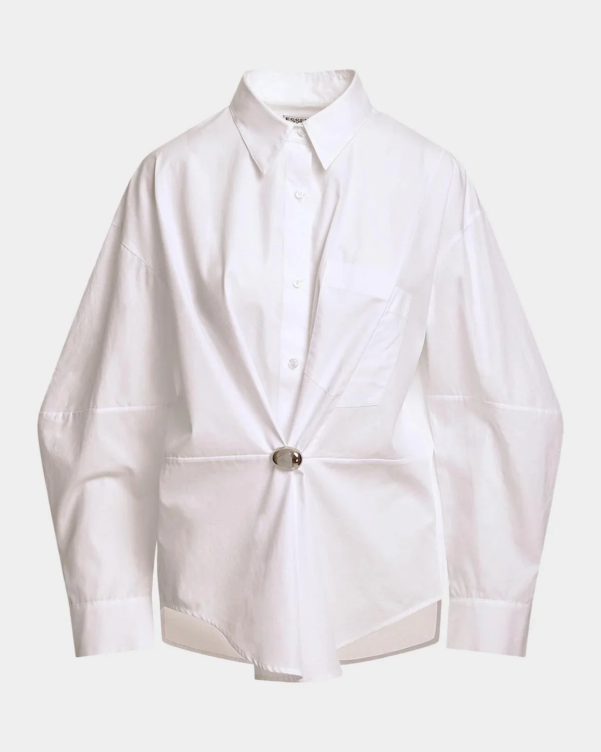 Kreative Oversized Button-Front Shirt - 1