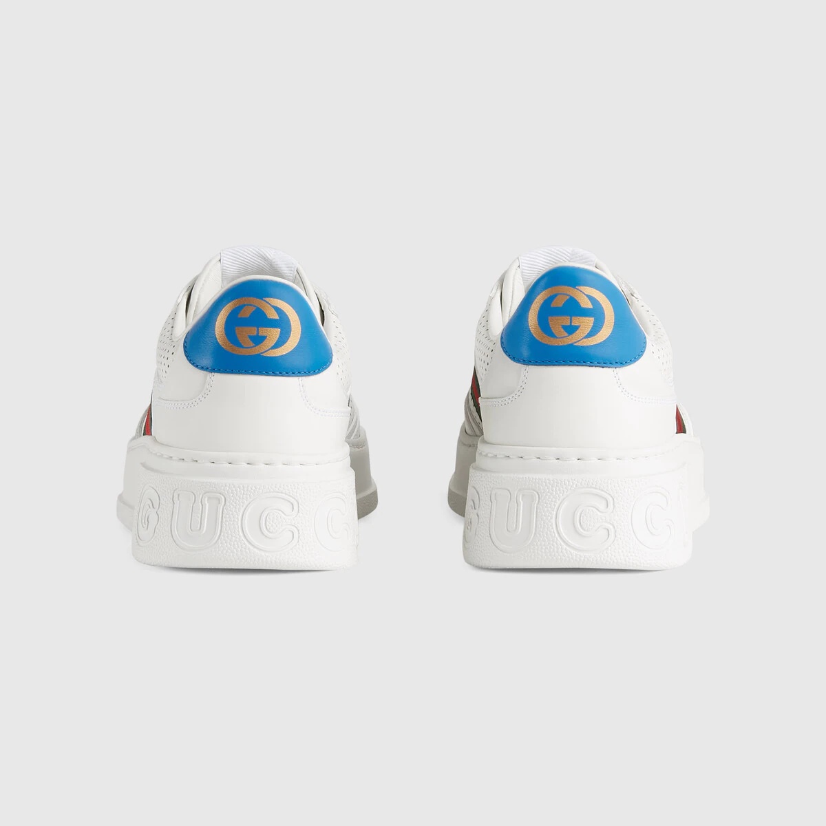 【GUCCI】Web Stripe Men's Mule Sneakers 780288 J8700 903 Gucci Ace Mule With Web in Blue for Men | Lyst