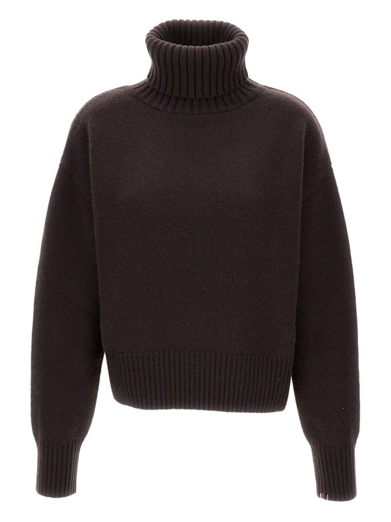 turtleneck ribbed cashmere sweater 1