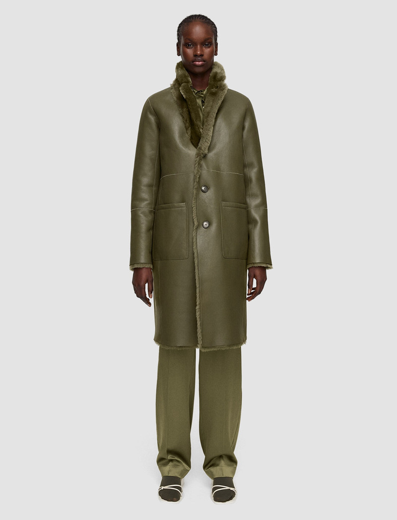 Reversible Shearling Britanny Coat 5