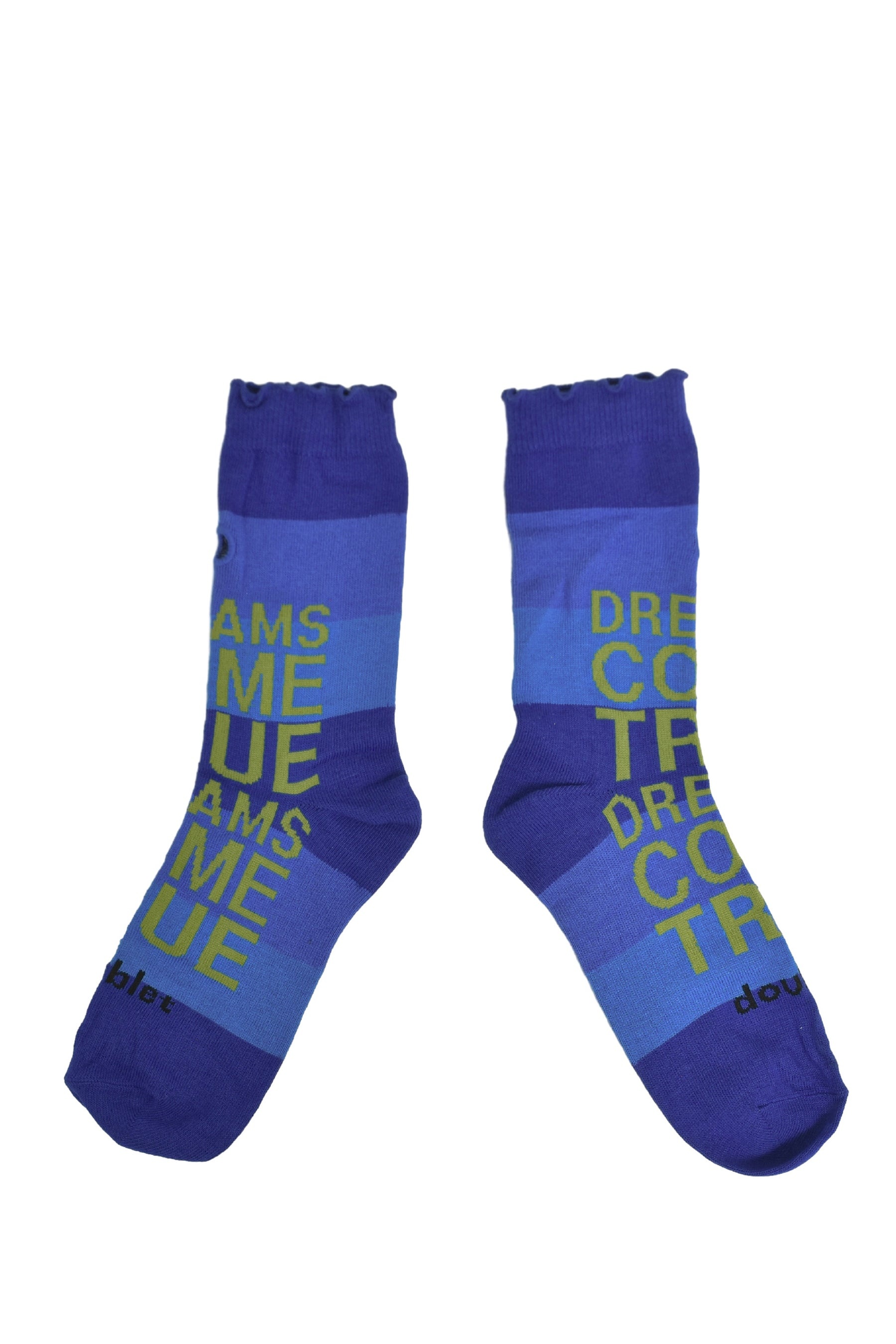 A ROSE SOCKS / BLU - 3