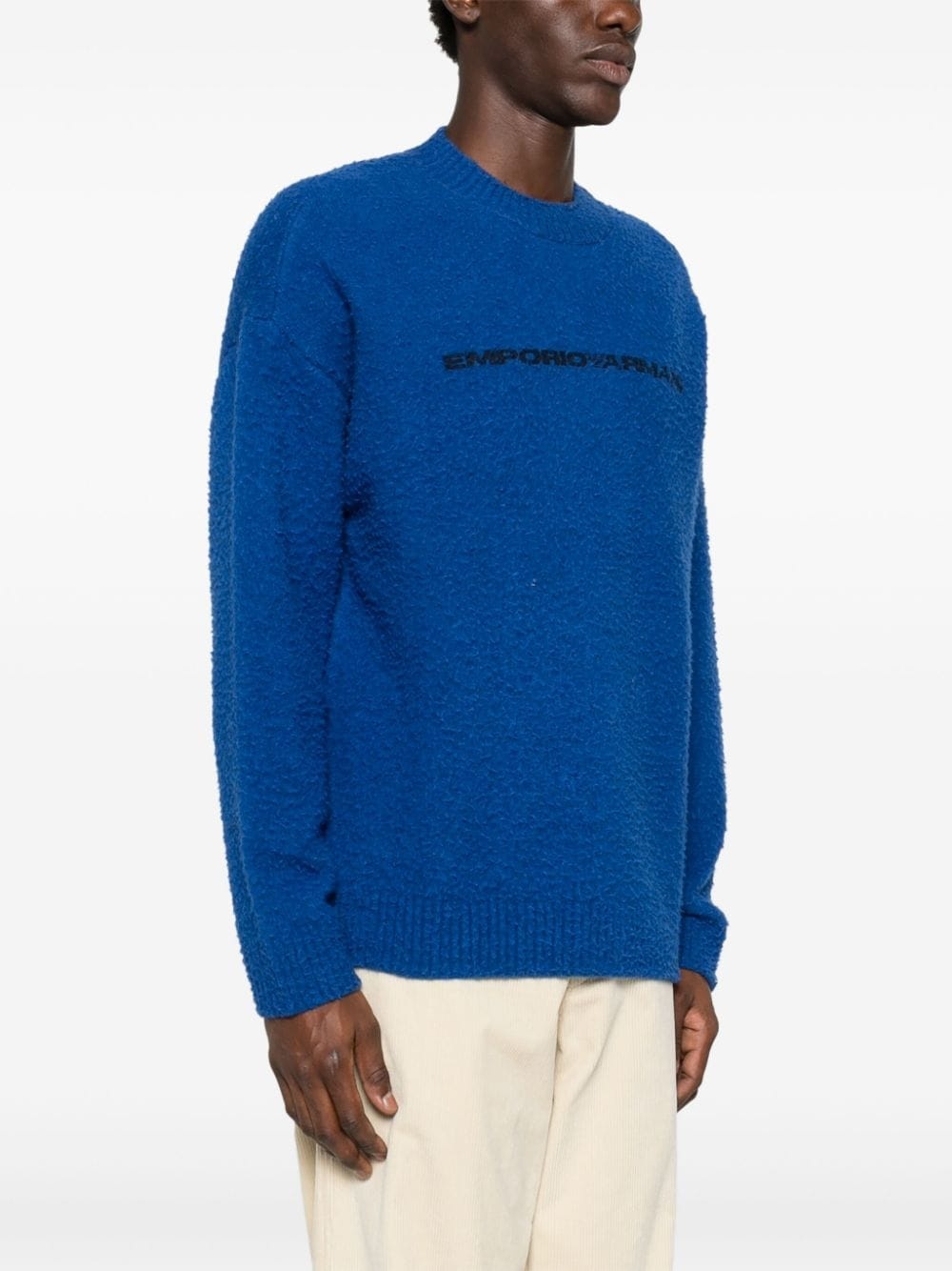 logo-print sweater - 3