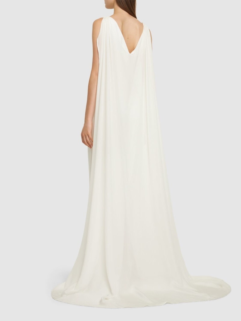 Light cady gown w/ cape - 3