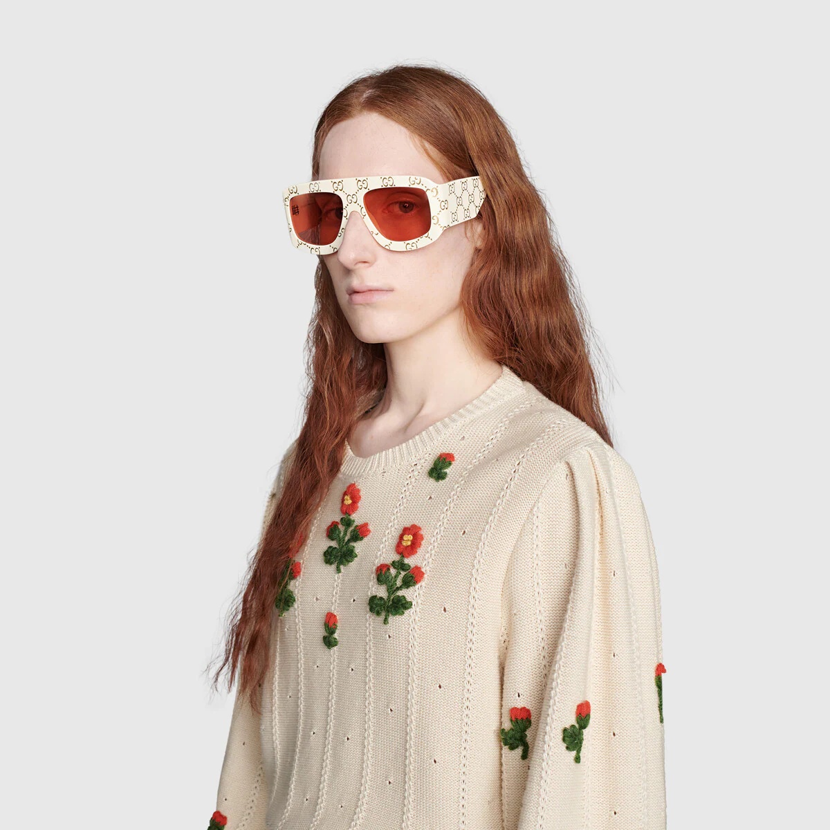 Oversize rectangular sunglasses - 3