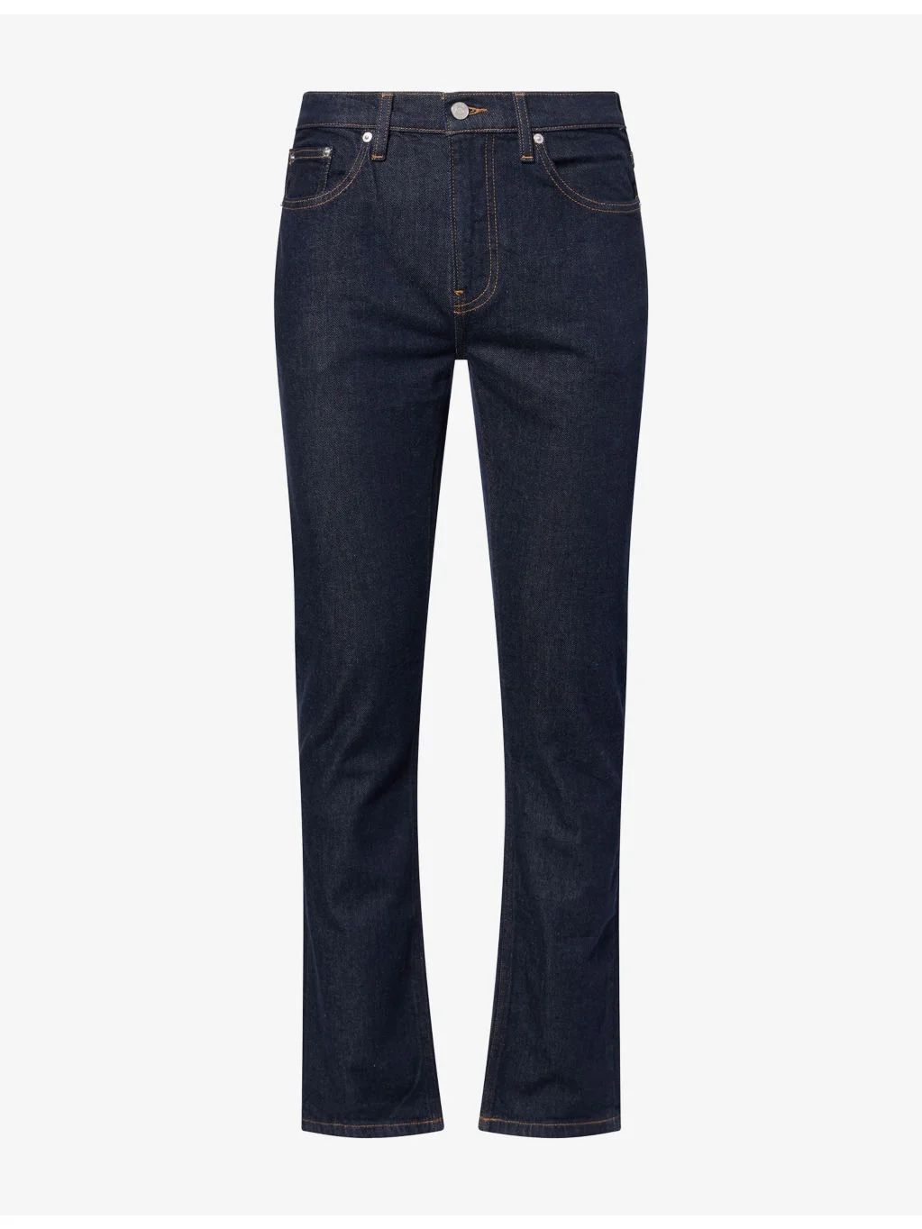 Modern Straight Slim-Fit Denim Jeans - 1