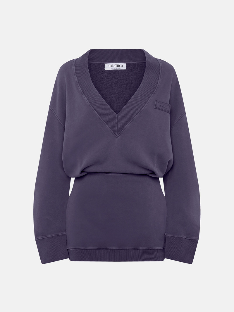 FADED PURPLE MINI DRESS 1