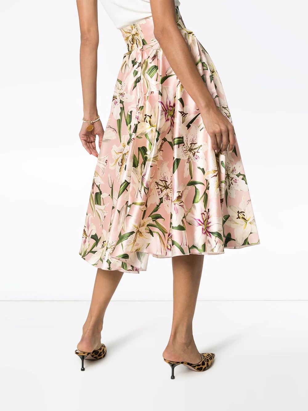 lily print midi skirt - 4