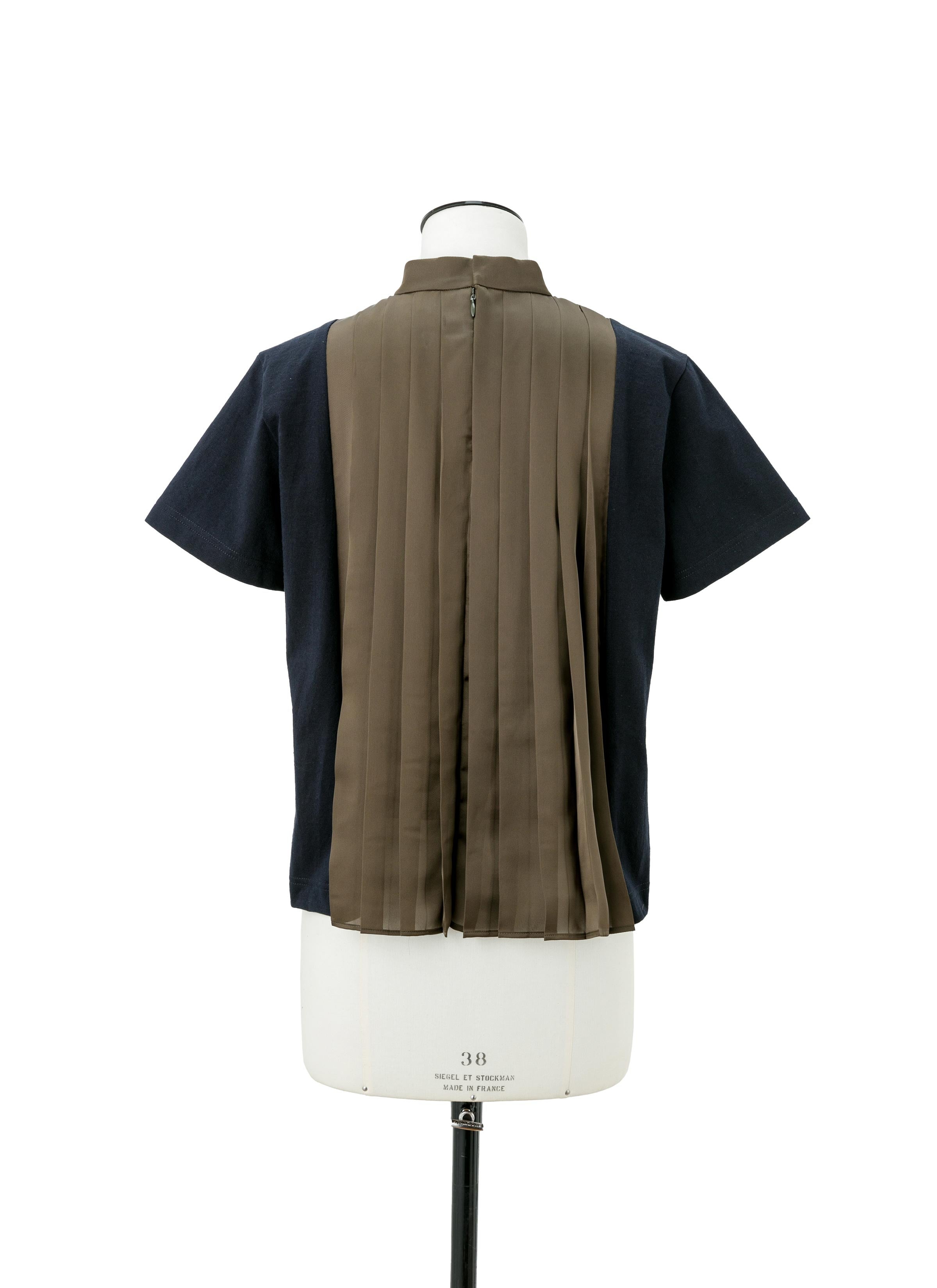 Cotton Jersey x Satin T-Shirt - 3