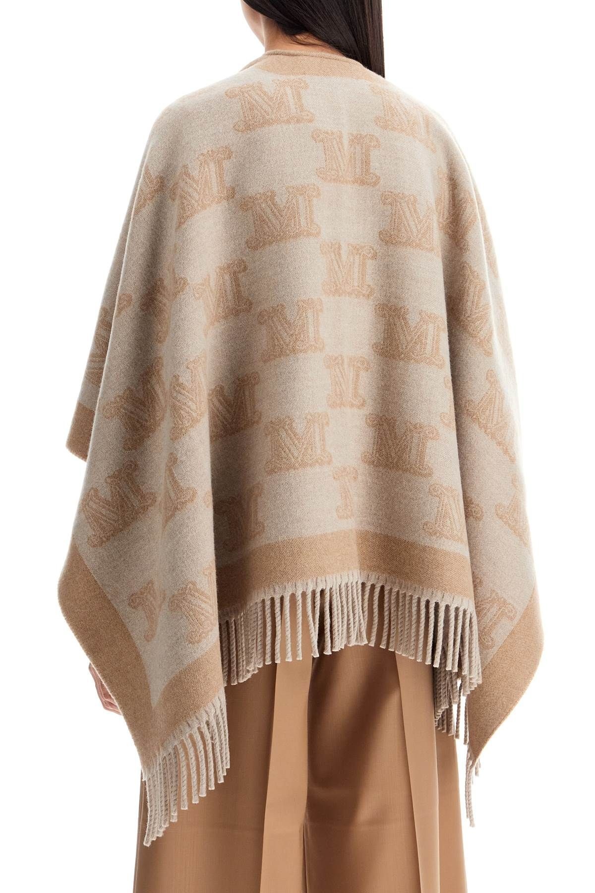Max Mara WOOL MONOGRAMMED FRINE | REVERSIBLE
