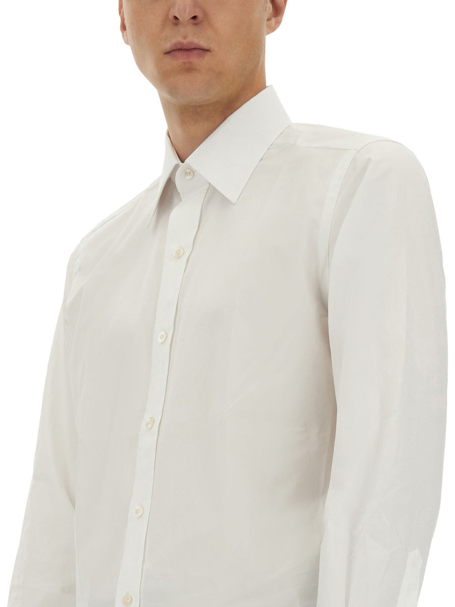 Slim Fit Poplin Shirt - 4