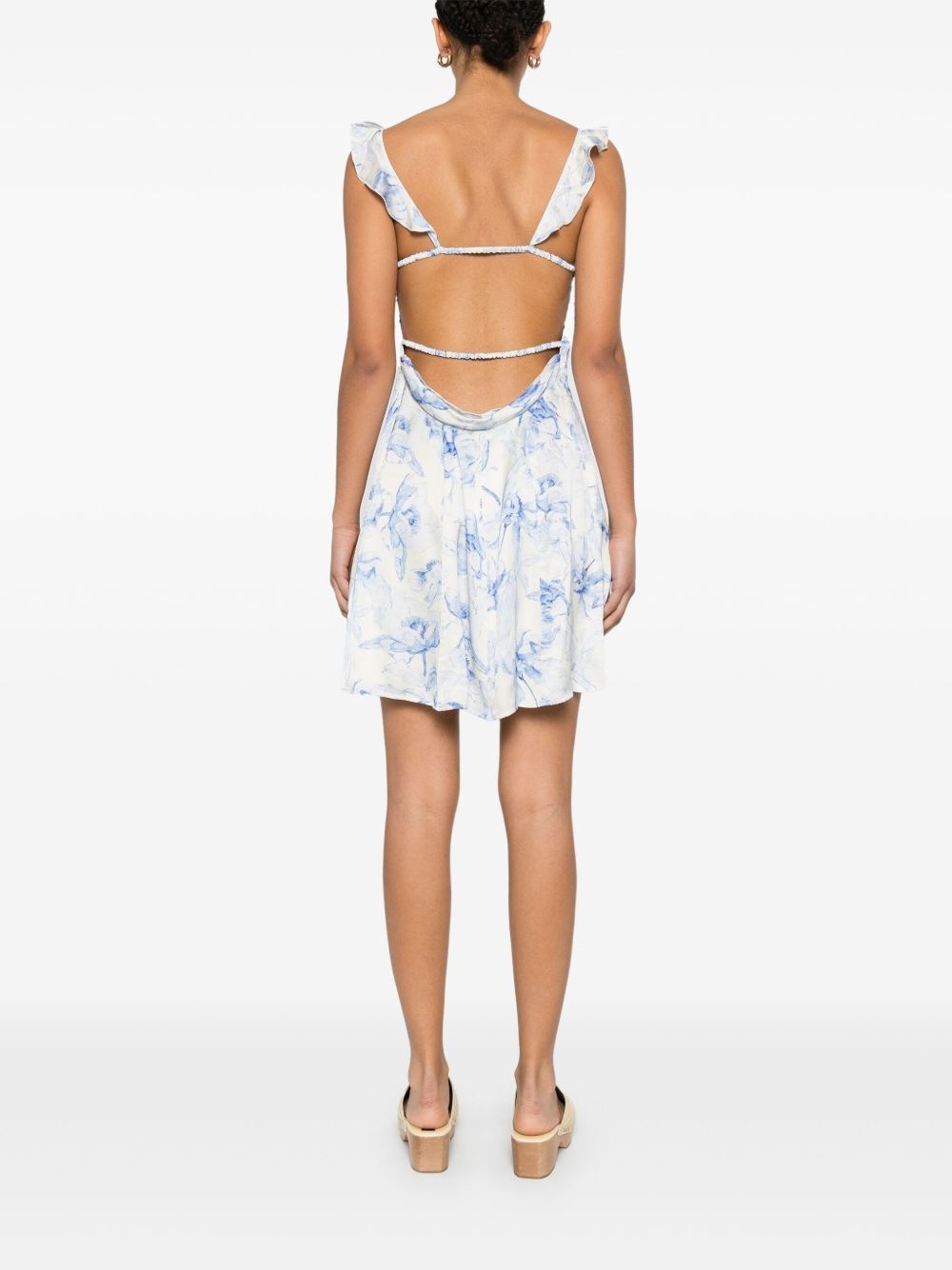 floral mini dress - 4