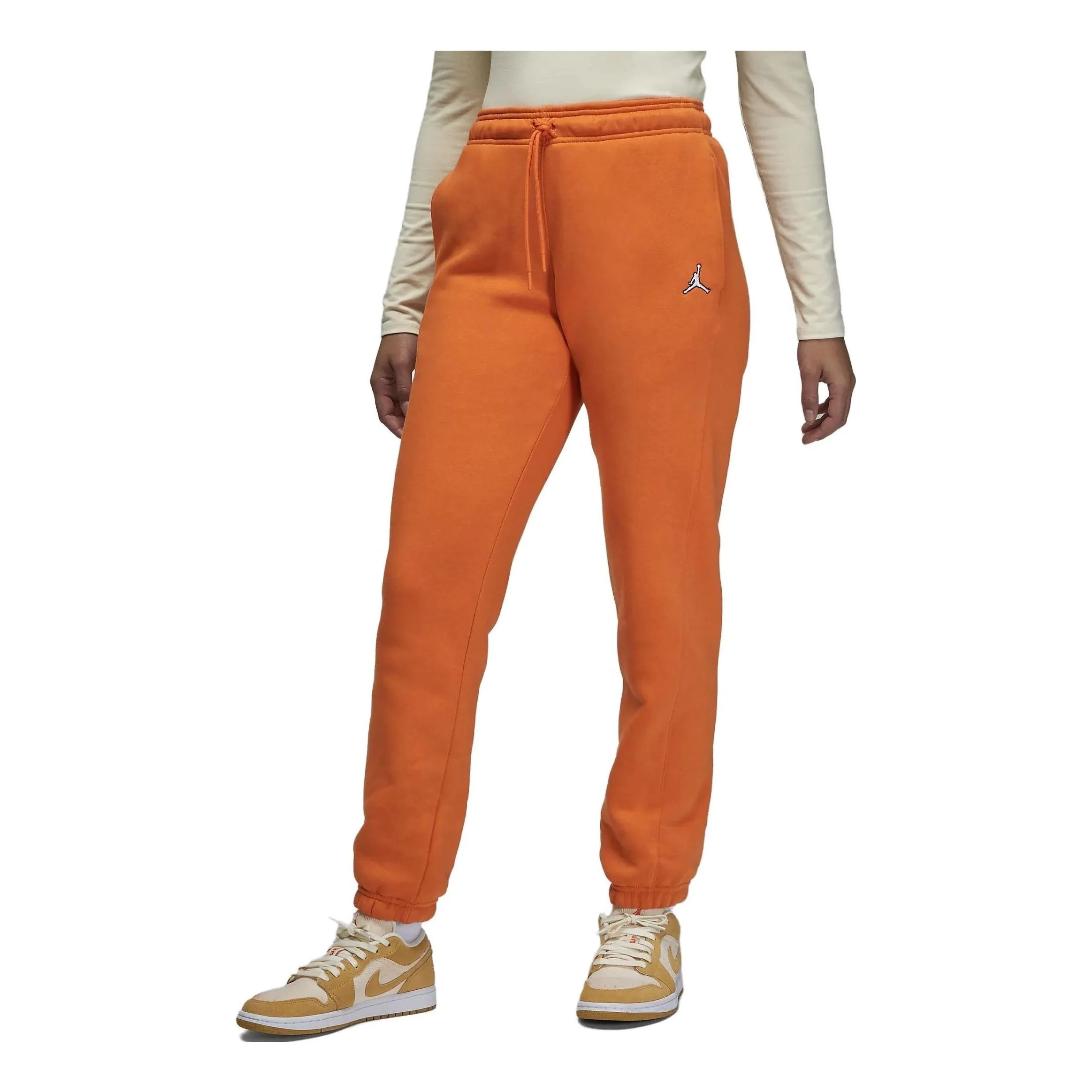 (WMNS) Air Jordan Brooklyn Sweatpants 'Orange' DQ4478-847 - 1