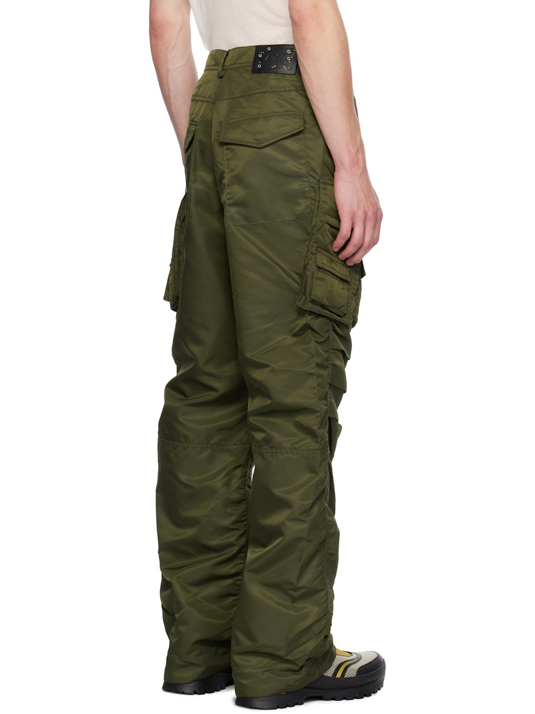 Khaki Pocket Cargo Pants - 3