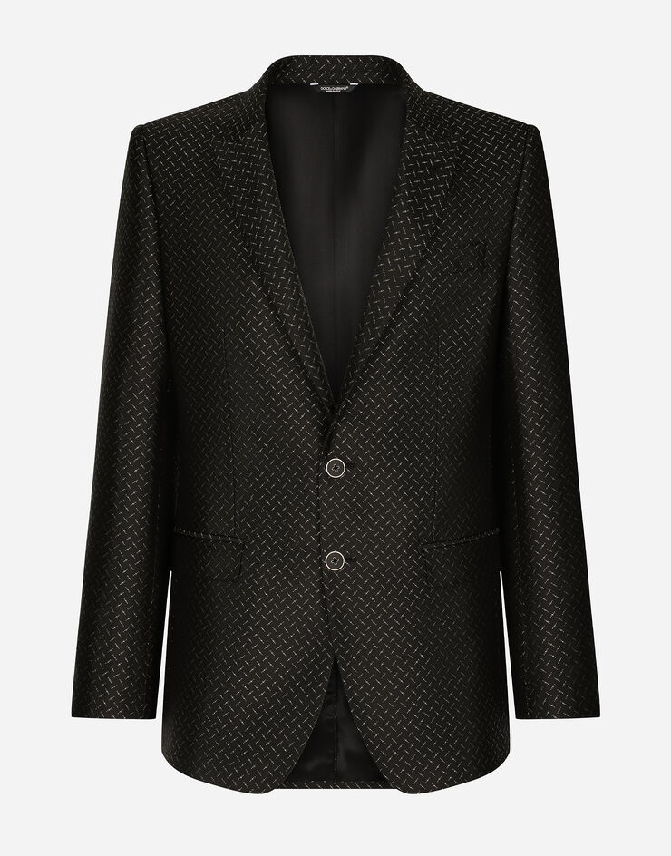 Lurex jacquard Martini-fit suit - 1