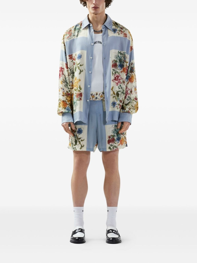 GCDS floral-print shirt outlook