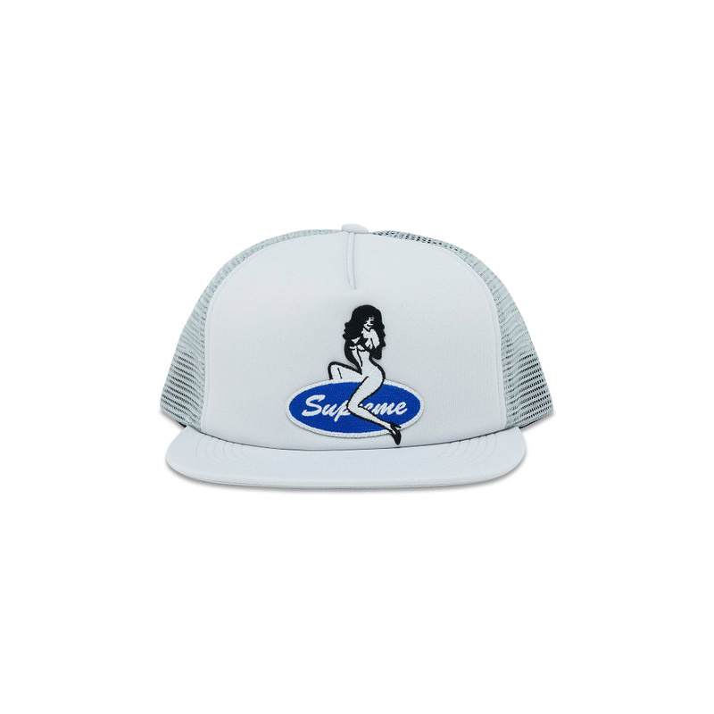 Supreme Pin Up Mesh Back 5-Panel 'Grey' - 1