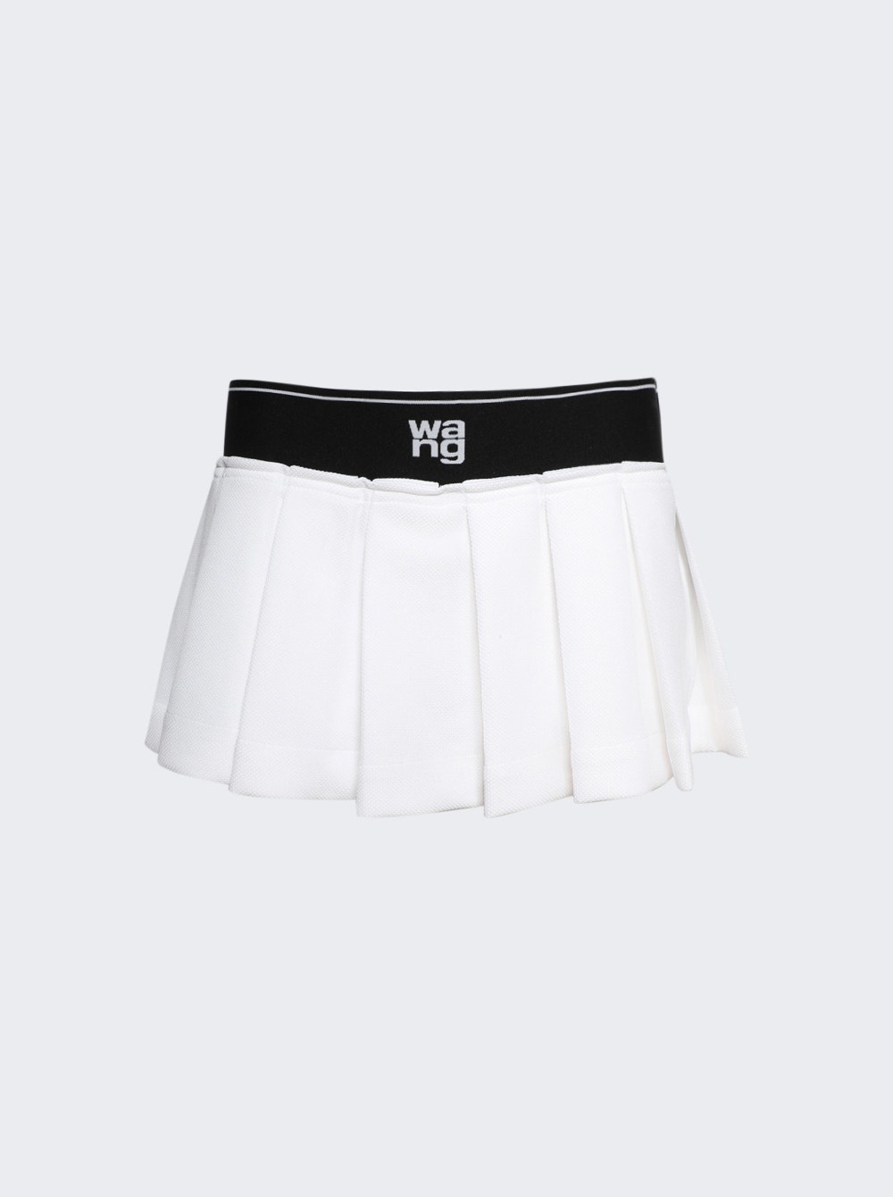 Cheerleader Pleated Mini Skirt White - 1