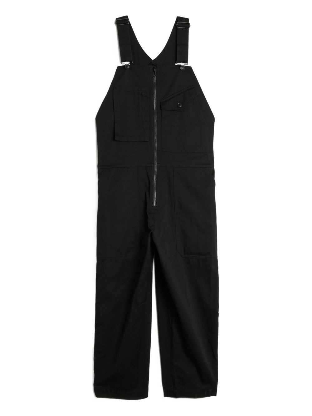 zip-front pocket jumpsuit - 2