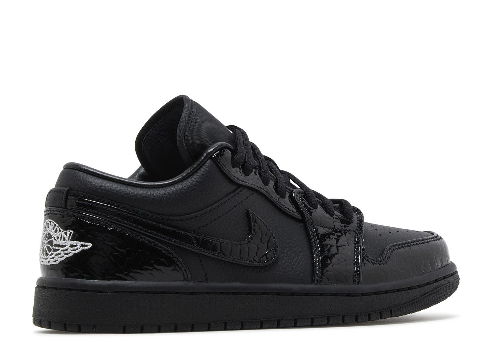 WMNS JORDAN 1 LOW SE 'BLACK CROC' - 3