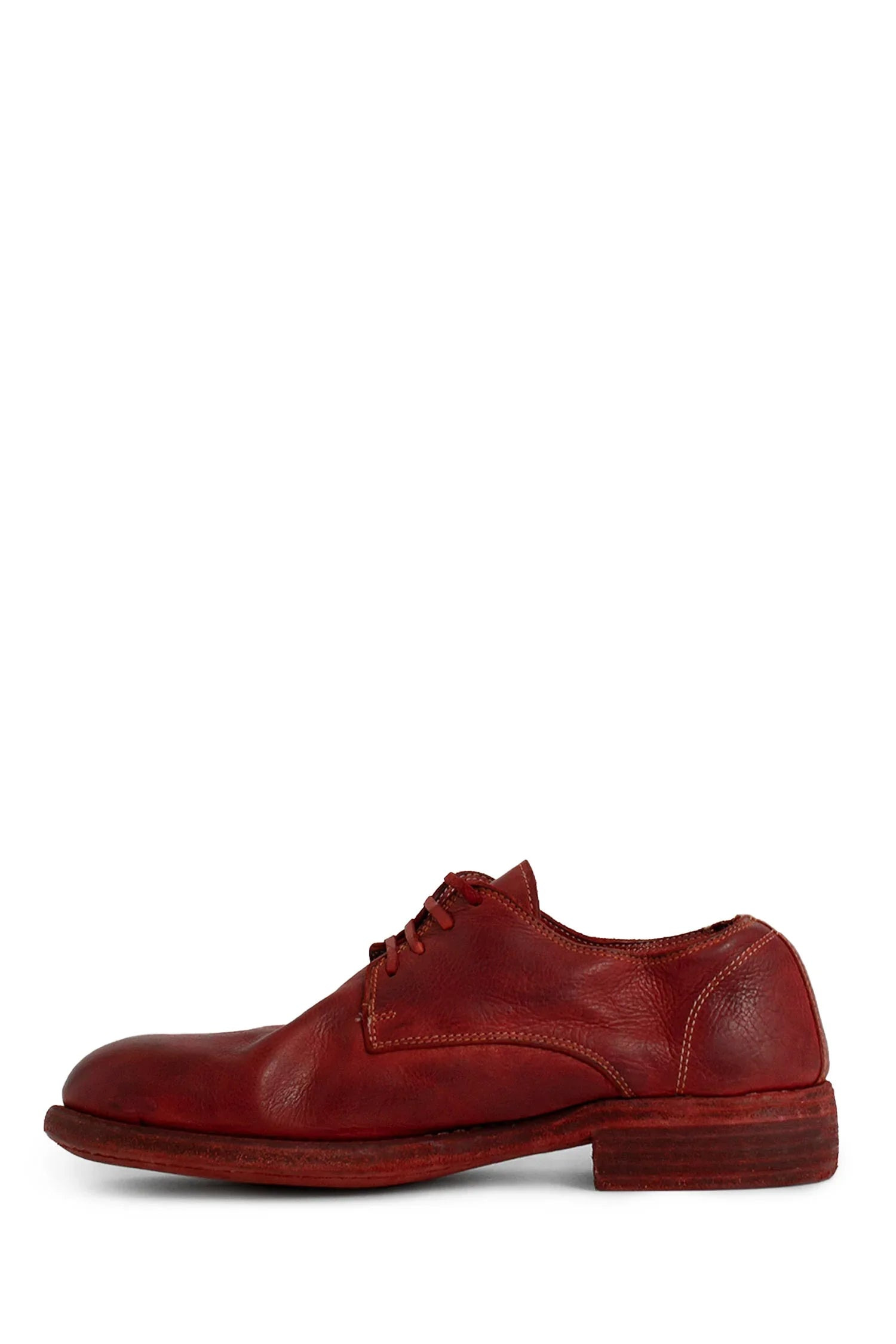 GUIDI WOMAN RED LACE-UPS - 4