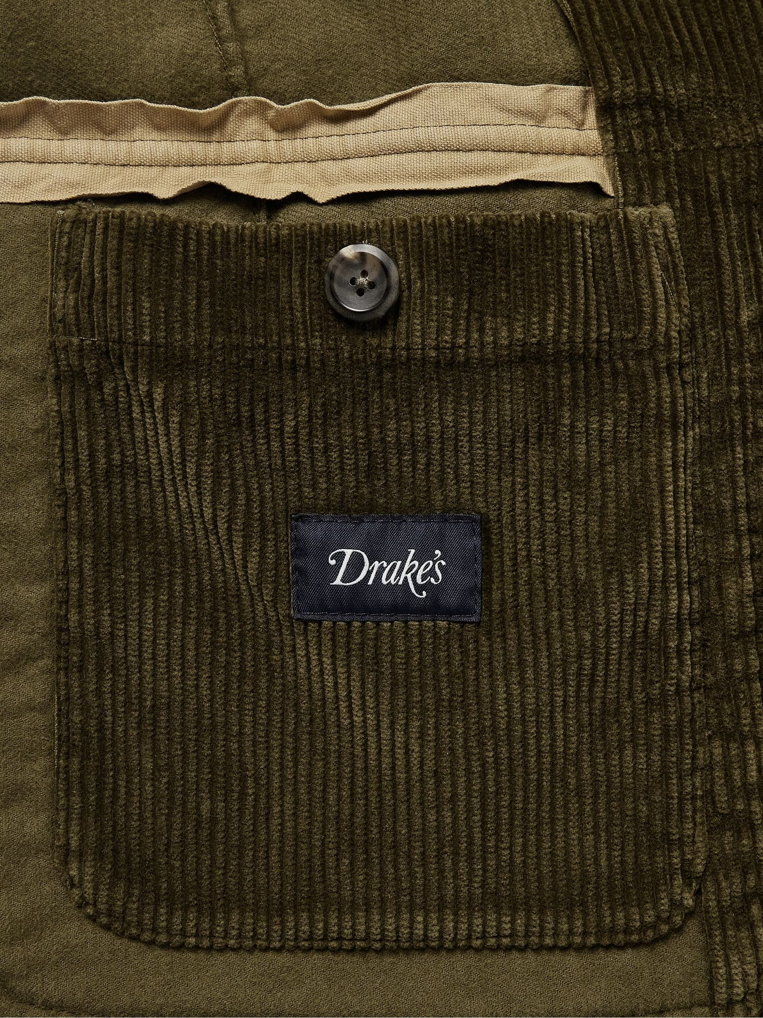 MKI Games Cotton-Corduroy Suit Jacket Green - 5