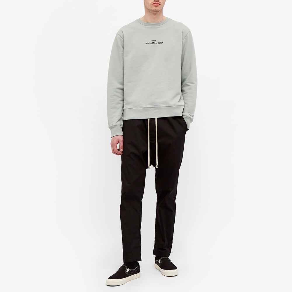 Maison Margiela Embroidered Text Logo Crew Sweat - 6