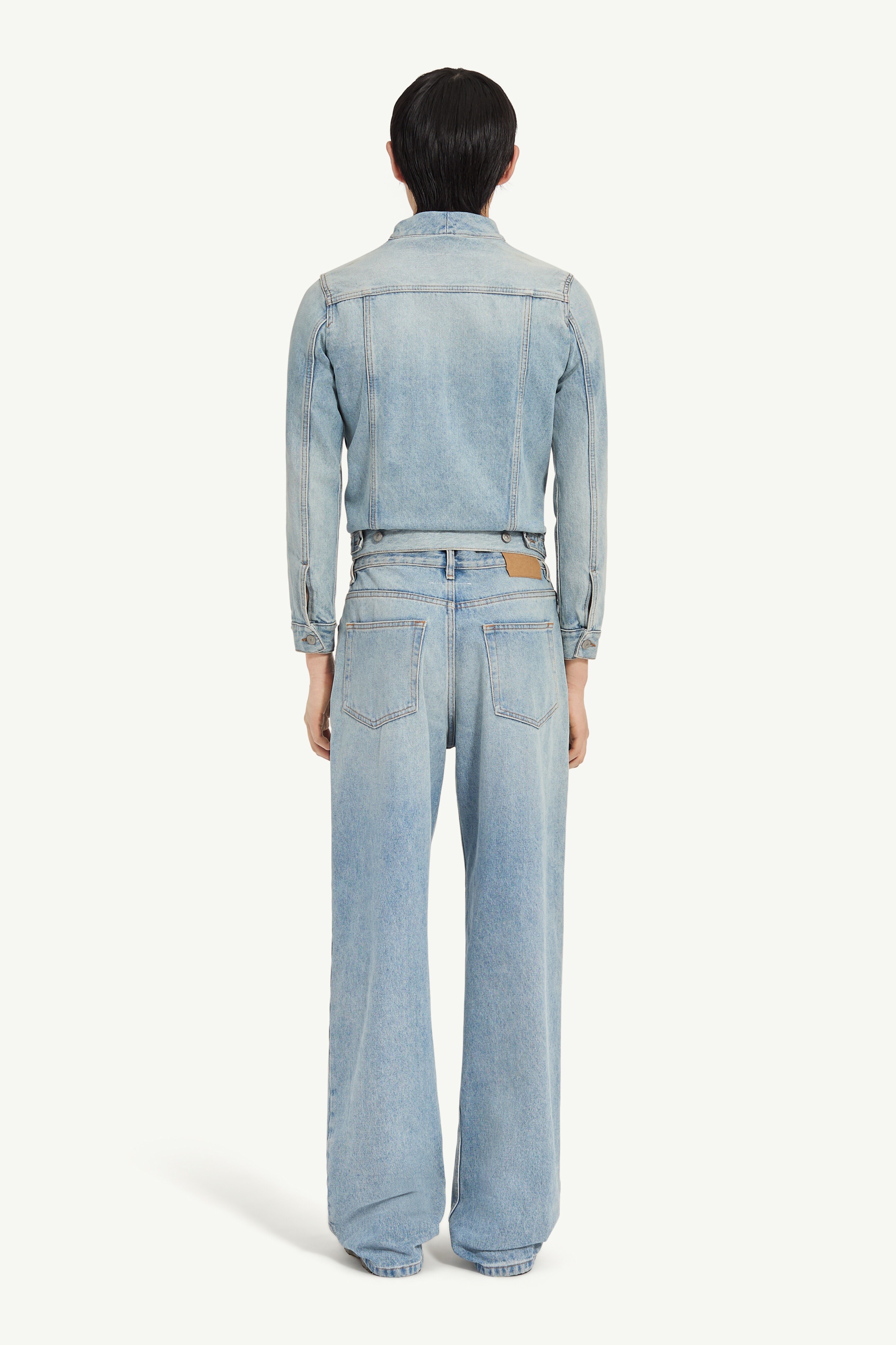 Blue denim trousers - 4
