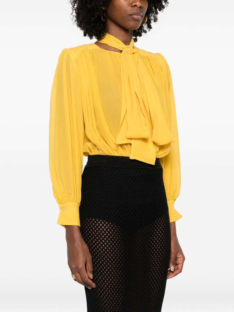 pleated tie bodysuit 3