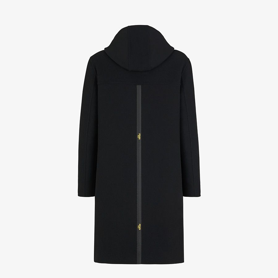 Black wool coat - 2