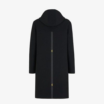 FENDI Black wool coat outlook