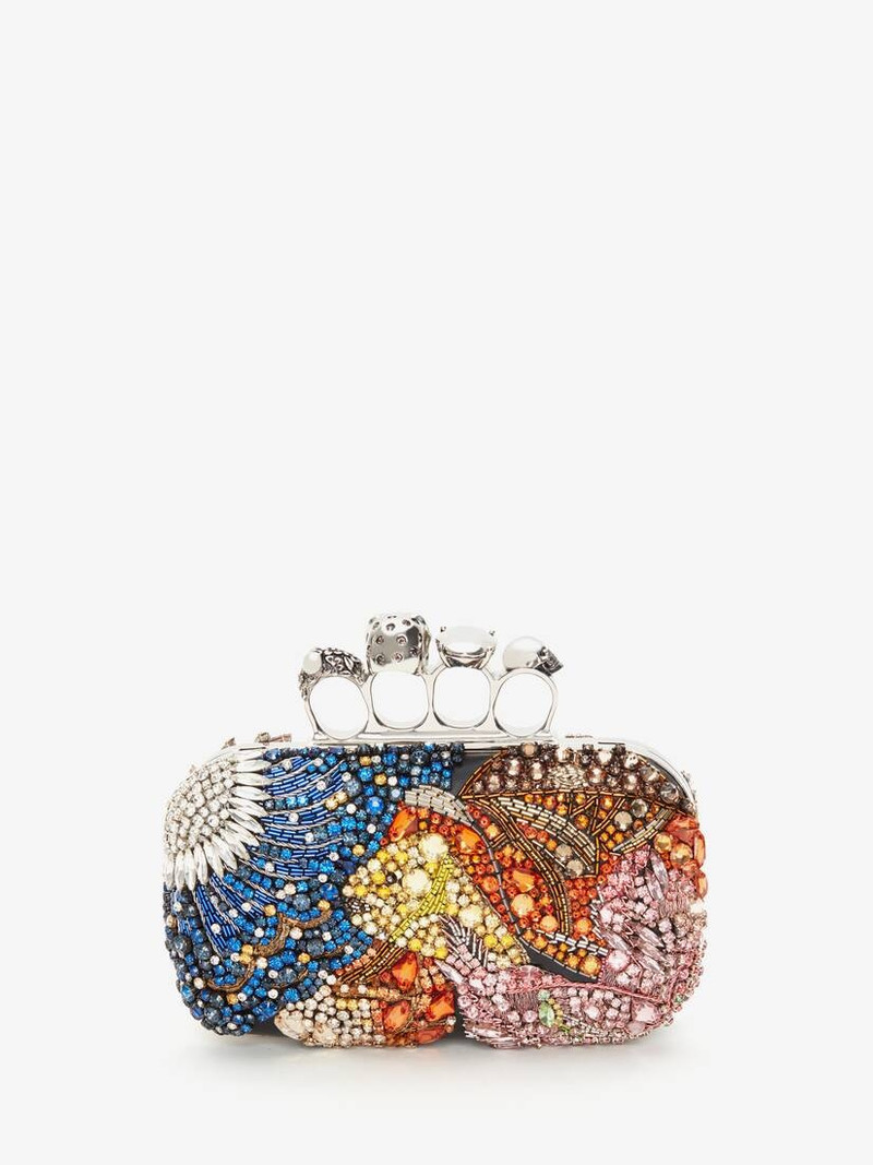 Women's Hieronymus Bosch Knuckle Clutch in Multicolor 3