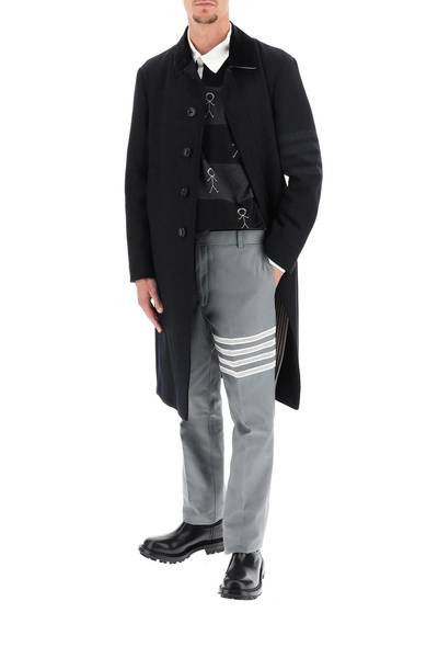 Thom Browne UNCONSTRUCTED CLASSIC CHINO TROUSERS 4-BAR outlook