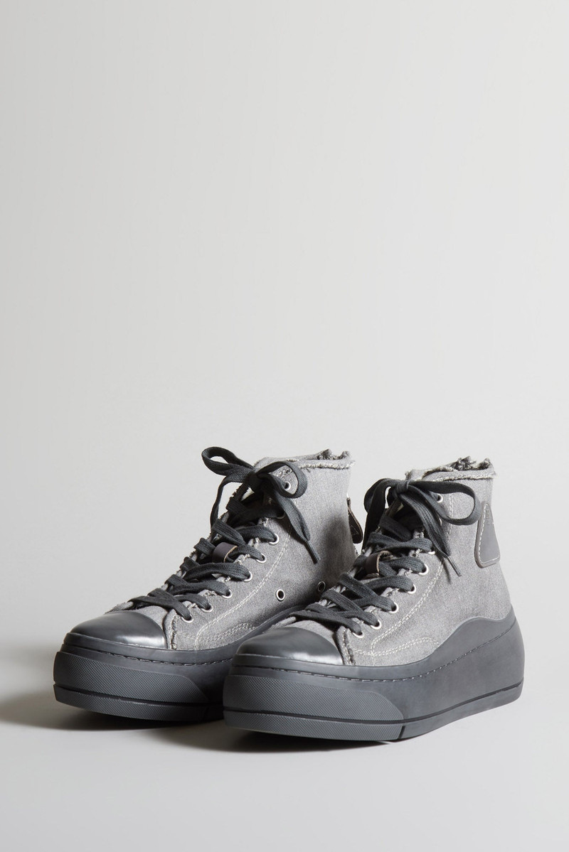 KURT HIGH TOP SNEAKER - LIGHT GREY DENIM 1