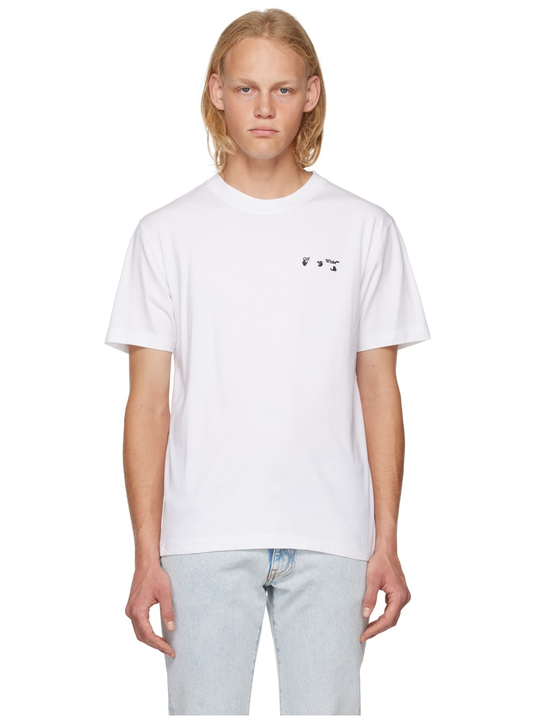 White Helvetica T-Shirt - 1