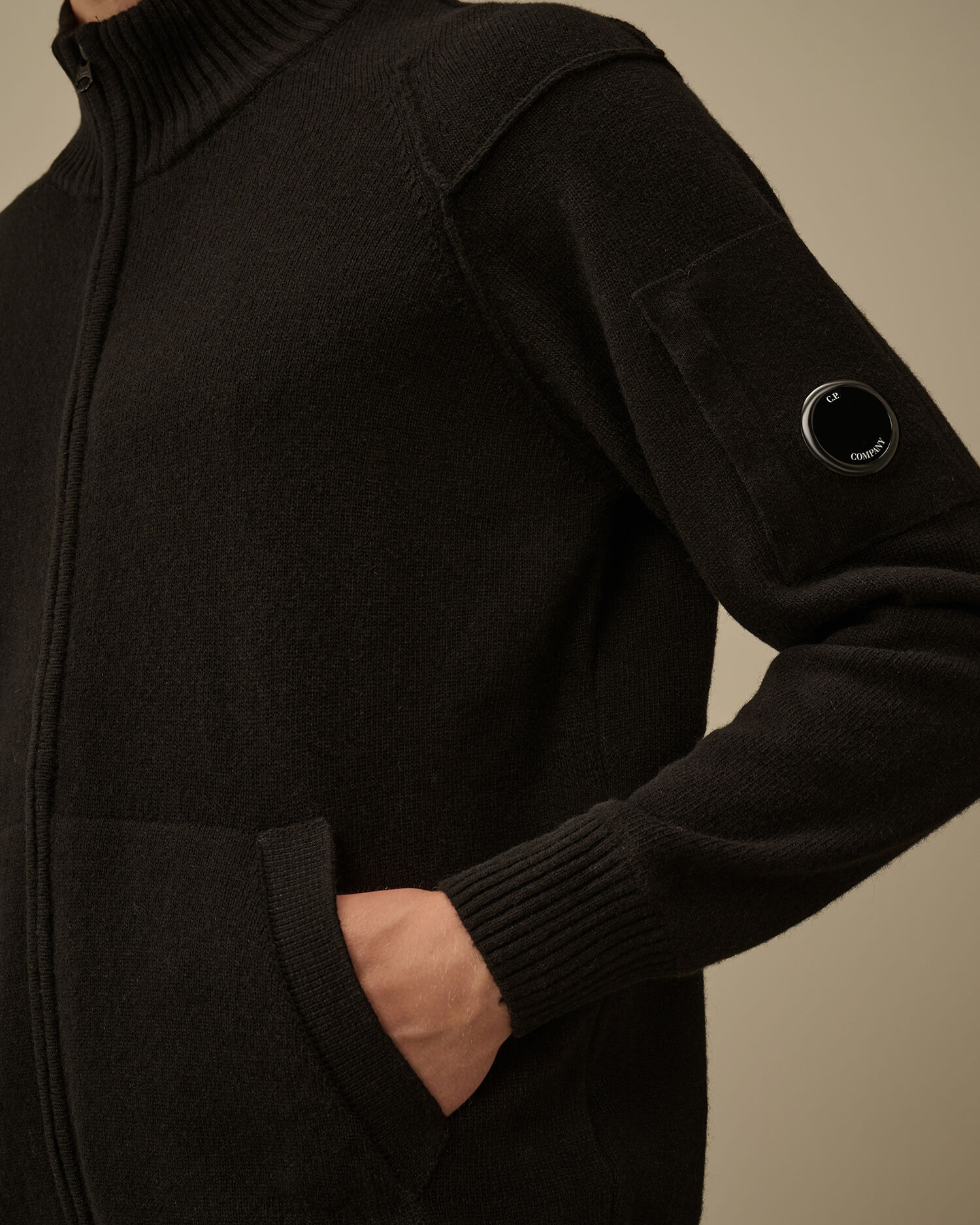 Lambswool GRS Full Zip Sweater - 5