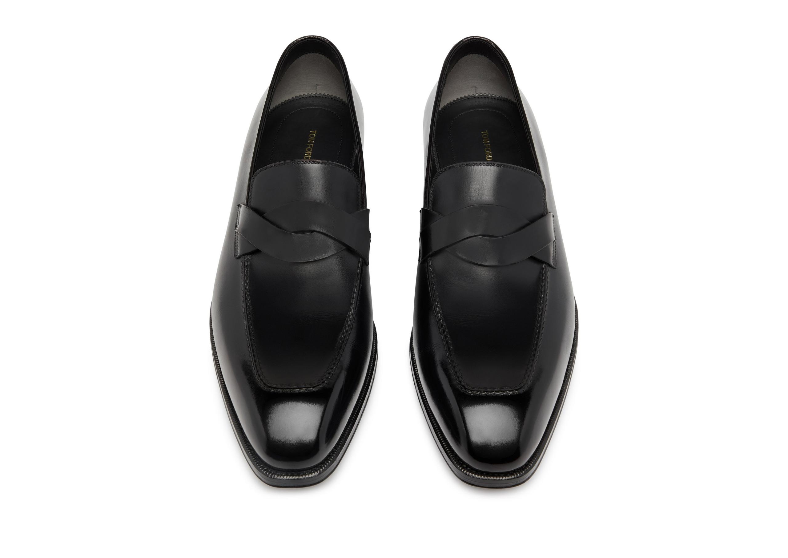 BURNISHED LEATHER ELKAN TWISTED BAND LOAFER - 2