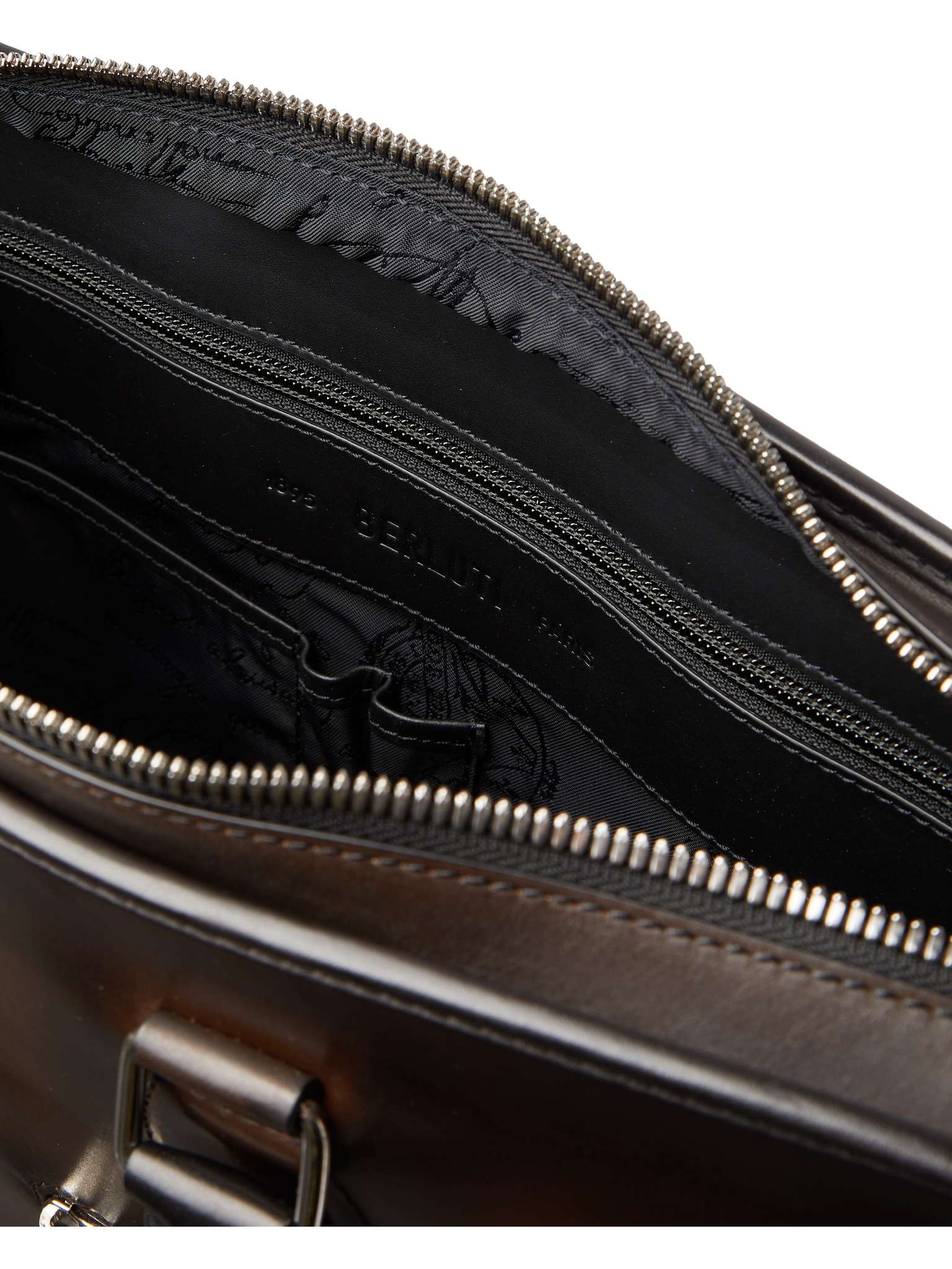 Scritto Leather Briefcase - 3