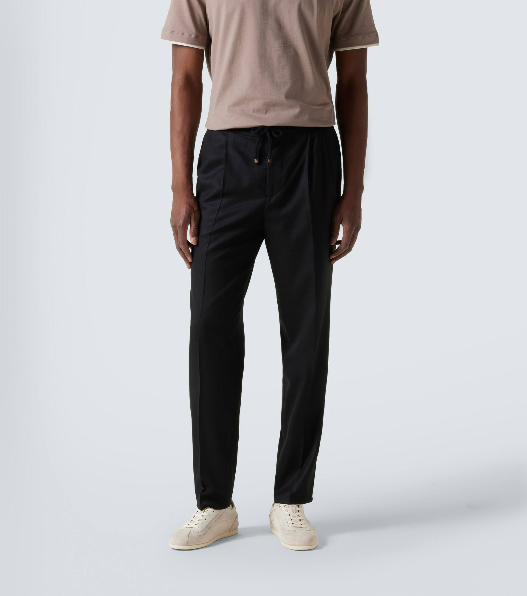 Virgin wool tapered pants - 3